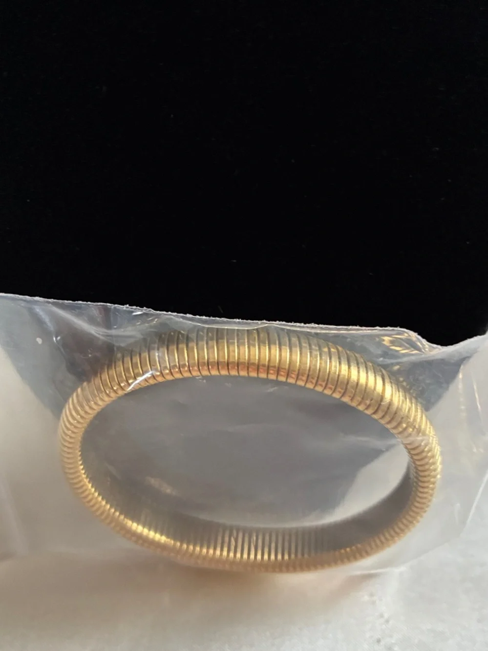 Gold Coil-Style Stretch Bracelet - Women Accessories